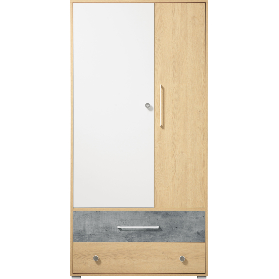 Szafa dwudrzwiowa młodzieżowa ST1 STEP Podstawowe