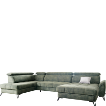 Narożnik z funkcją spania i pojemnikiem LAGO I U Lewy Podstawowe