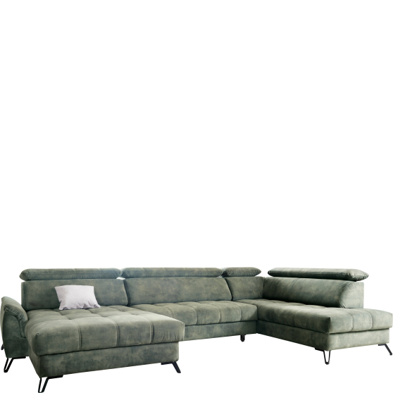 Narożnik z funkcją spania i pojemnikiem LAGO I U Prawy Podstawowe