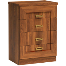 Wąska komoda z szufladami Dąb Stuletni T-4 TADEUSZ DĄB STULETNI Podstawowe