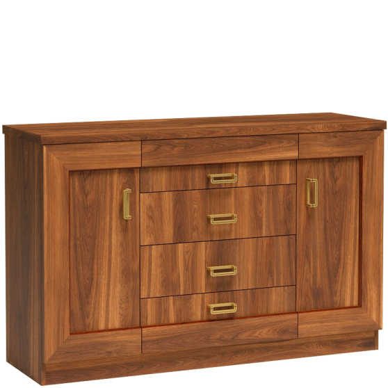 Szeroka komoda 140 cm Dąb Stuletni T-6 TADEUSZ DĄB STULETNI Podstawowe