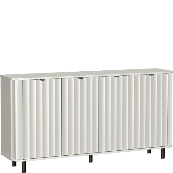 Biała komoda 4-drzwiowa NV-2 BIAŁY NOVADO BIAŁY Podstawowe