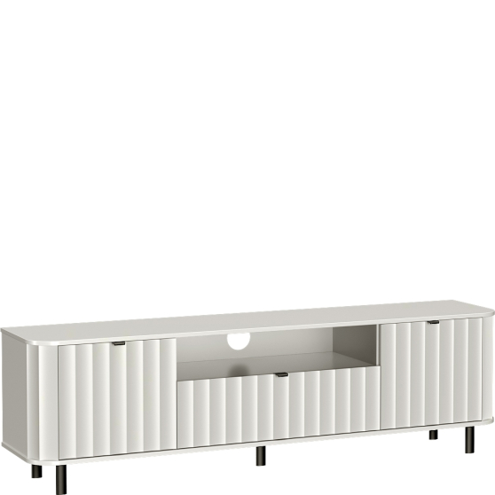 Szafka RTV pod telewizor NV-5 Biel Alpejska NOVADO BIAŁY Podstawowe