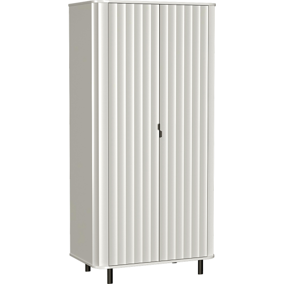 Szafa 2-drzwiowa do salonu NV-8 Biel Alpejska NOVADO BIAŁY Podstawowe