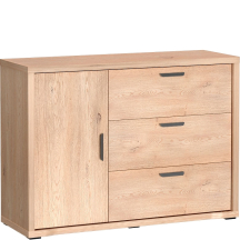 Komoda jednodrzwiowa z szufladami G-1 Dąb Cremona GRANDE Podstawowe