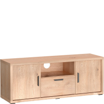 Szafka RTV dwudrzwiowa z szufladą G-6 Dąb Cremona GRANDE Podstawowe
