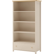Regał na książki z szufladą SO-02 Beż Piaskowy STORY BEŻ Podstawowe