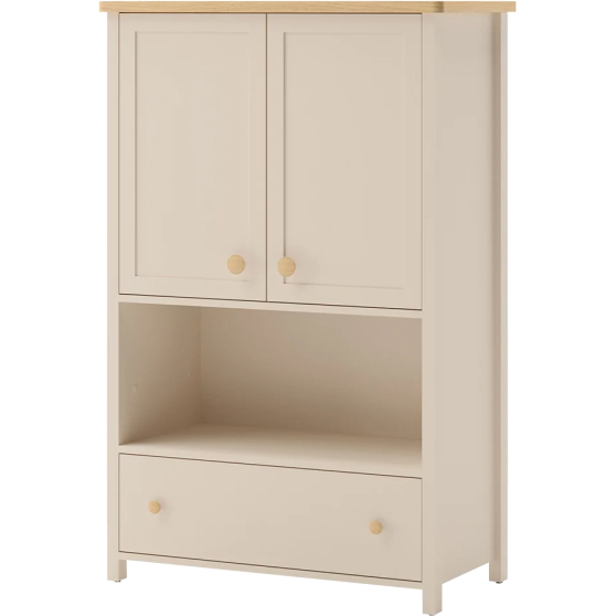 Wysoka komoda z szufladą SO-11 Beżowa STORY BEŻ Podstawowe