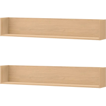 Półka ścienna na książki do pokoju nastolatka WO-10 Dąb 2szt WOOW Podstawowe