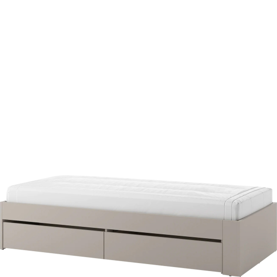 Łóżko młodzieżowe 90 x 200 rozsuwane z szufladami WO-12 WOOW Podstawowe