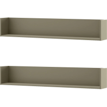 Półka ścienna na książki do pokoju nastolatka WO-10 Eukaliptus 2szt WOOW Podstawowe