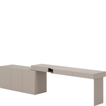 Biurko młodzieżowe z komodą SET-04P WOOW Podstawowe