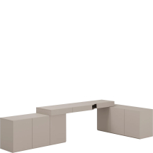 Zestaw komód młodzieżowych z biurkiem SET-07L WOOW Podstawowe