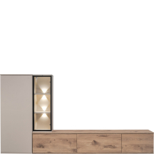 Wiszący zestaw mebli do salonu CLARE Meblościanka Kaszmir Podstawowe