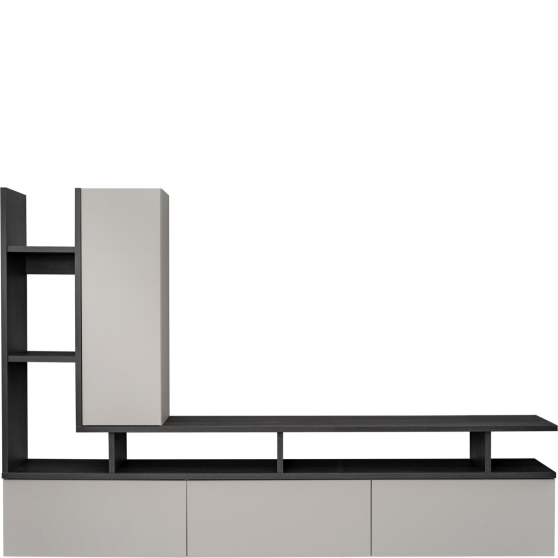 Wiszący zestaw mebli do salonu TYTAN Meblościanka Kaszmir Podstawowe