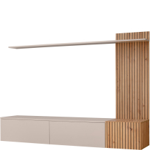 Meblościanka SOLO Hickory Jackson / Czarny Podstawowe