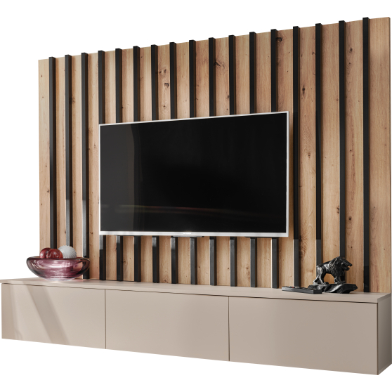 Meblościanka VERTI 2 Kaszmir / Artisan Podstawowe