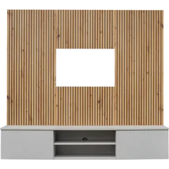 Wisząca szafka RTV pod telewizor XARI XR L2 Perla Gray / Artisan XARI Podstawowe