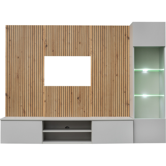 Meblościanka XARI XR L Perla Gray / Artisan XARI Podstawowe