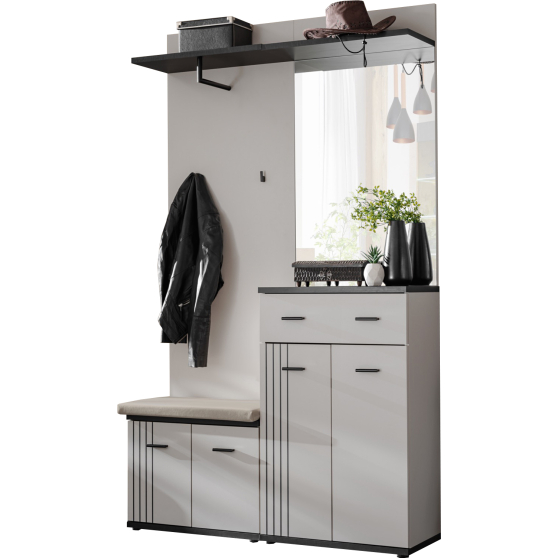 Zestaw do przedpokoju z poduszką HG2+P2 Kaszmir HUGO Podstawowe