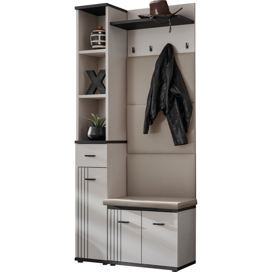 Zestaw do przedpokoju z poduszką HG5+P2 Kaszmir HUGO Podstawowe