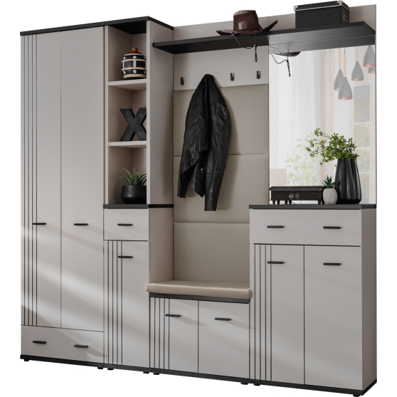 Zestaw do przedpokoju z poduszką HG8+P2 Kaszmir HUGO Podstawowe