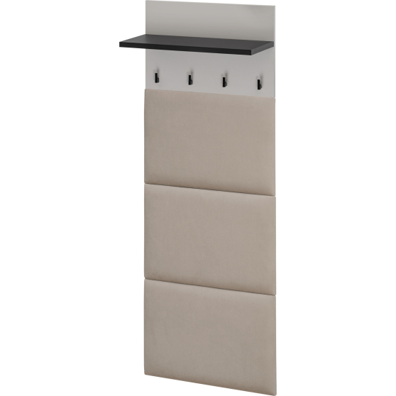 Panel tapicerowany z wieszakami TYP H HUGO Podstawowe