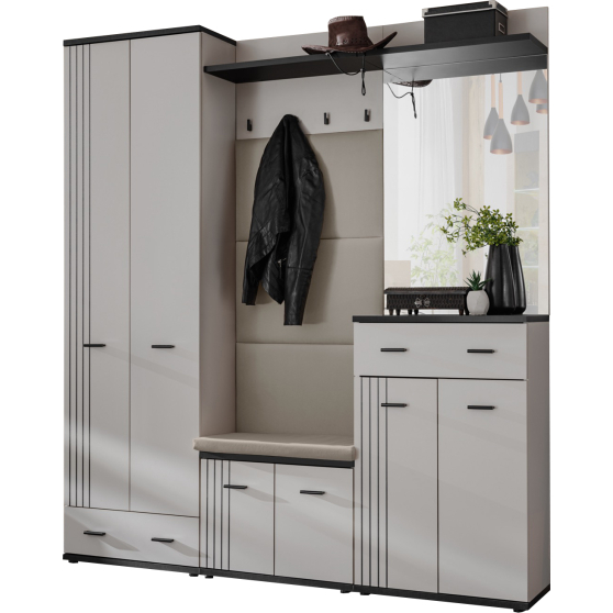 Zestaw do przedpokoju z poduszką HG7+P2 Kaszmir HUGO Podstawowe