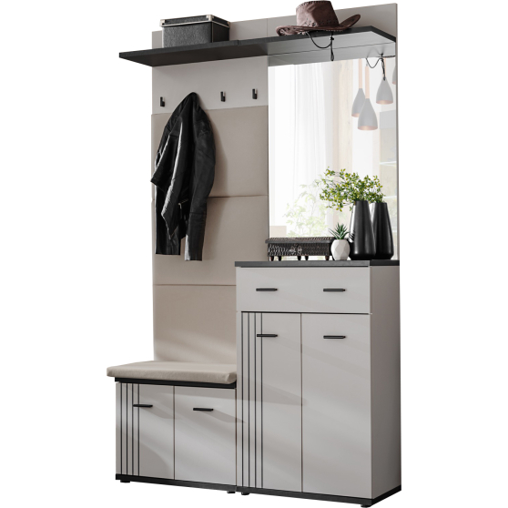 Zestaw do przedpokoju z poduszką HG6+P2 Kaszmir HUGO Podstawowe