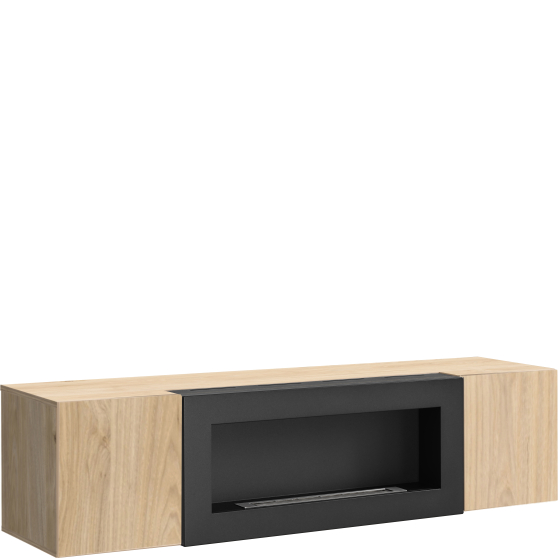 Komoda wisząca z biokominkiem SBK Hickory Jackson FLY HICKORY JACKSON Podstawowe