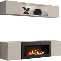 Meblościanka z biokominkiem N3 Kaszmir FLY KASZMIR Podstawowe