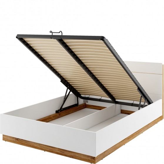 Łóżko 180 x 200 z pojemnikiem na pościel DT-02 DENTRO Podstawowe