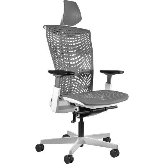 Fotel obrotowy ergonomiczny REYA Biały Podstawowe