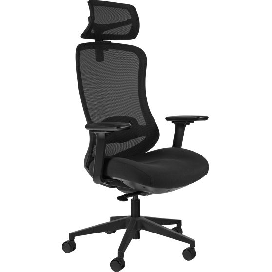 Fotel obrotowy ergonomiczny ADAPTA z zagłówkiem Podstawowe (1)