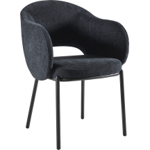 Krzesło tapicerowane STILO z podłokietnikami Podstawowe