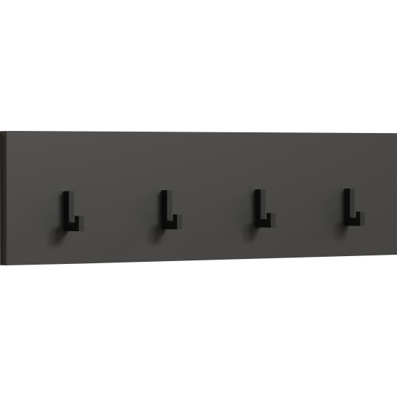 Panel z wieszakami do przedpokoju 80 cm Grafit ESTEBAN Podstawowe