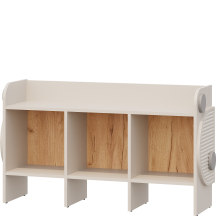 Regał otwarty do pokoju dziecięcego Kaszmir PING Podstawowe