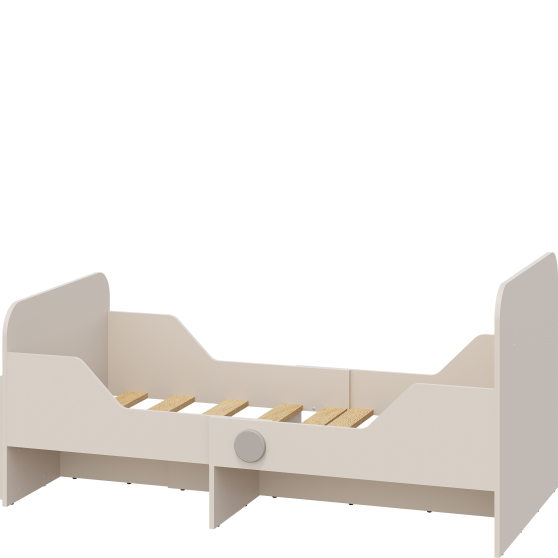 Łóżko dziecięce rozsuwane ze stelażem 80 x 100-160 Kaszmir PING Podstawowe