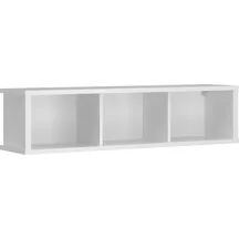 Regał otwarty wiszący 125 cm biały mat ERDEN Podstawowe
