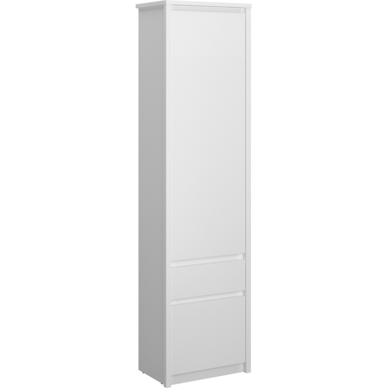 Bieliźniarka szafa jednodrzwiowa biały mat Podstawowe