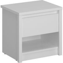 Szafka nocna z szufladą biały mat ERDEN Podstawowe