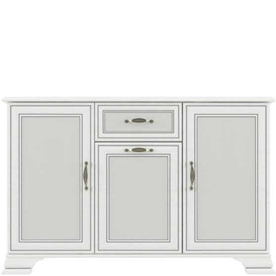 Komoda trzydrzwiowa z szufladą Fineline Crema TIFFANY II Podstawowe