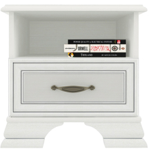 Szafka nocna z szufladą Fineline Crema TIFFANY II Podstawowe