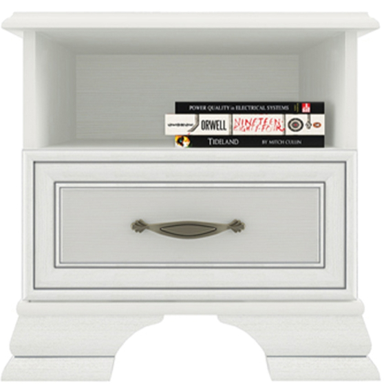 Szafka nocna z szufladą Fineline Crema TIFFANY II Podstawowe