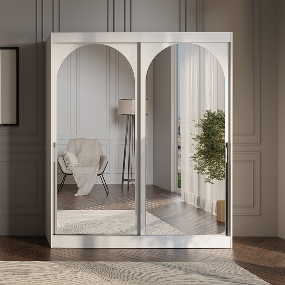 Szafa MODIN 180 z lustrem Aranżacja (3)