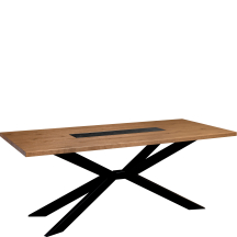 Stół z korkowym dekorem COR073.10 blat w całości Mokka CORENA MOKKA Podstawowe