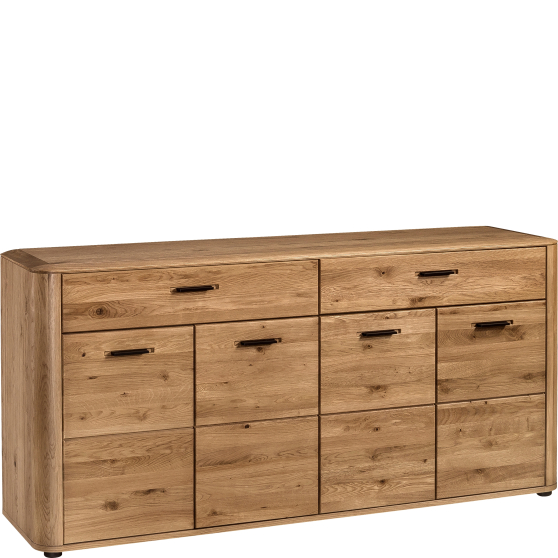 Duża komoda dębowa MONA.010.14 Dąb Miodowy MONACO Podstawowe