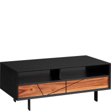 Stolik do salonu z szufladami Orzech Naturalny VER.076.015 VERANO Podstawowe