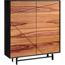 Wysoka komoda szafka 4-drzwiowa Orzech Naturalny VER.040.15 VERANO Podstawowe