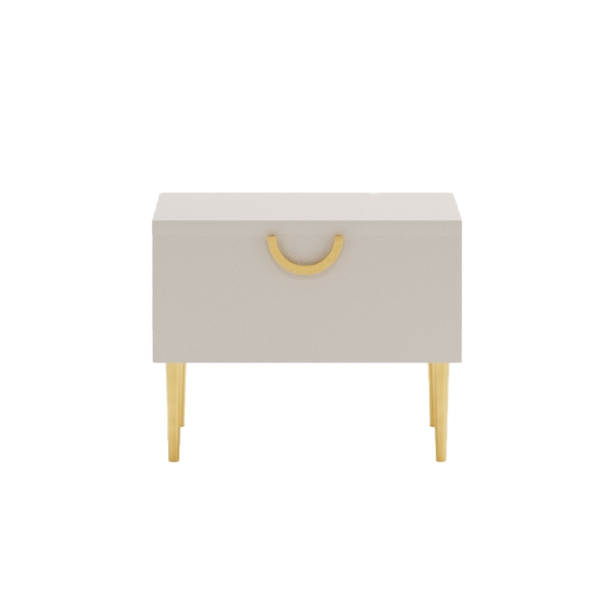 Szafka nocna glamour z jedną szufladą B01 BELUNA Podstawowe